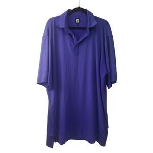 FootJoy‎ Purple Stripe Polo Shirt Mens size 2XL Rugby Outdoor Sports